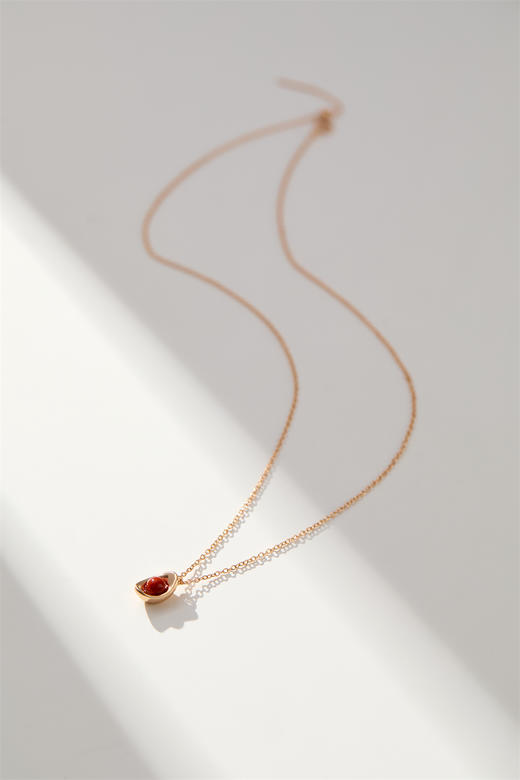 pearl moments珍刻  日富一日 小元宝（南红）项链 商品图2