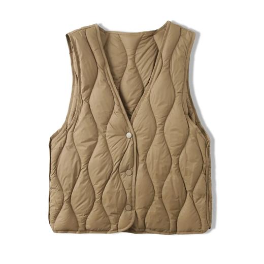 新国标轻暖系列！90绒！可内可外！好穿不钻绒万种穿法叠穿内搭背心马甲 商品图1