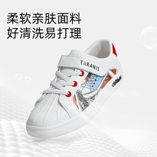 泰兰尼斯春款中大童潮流嘻哈涂鸦板鞋T02D2A1622 商品图4