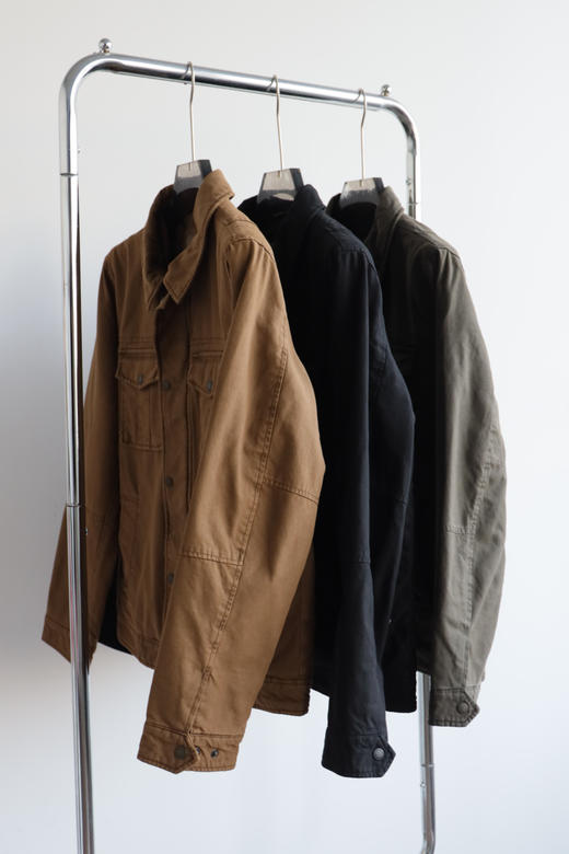 L.V.S 出口美单 重水洗做旧翻领夹棉夹克外套 WT815 商品图3