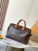 LouIs VUITTON Speedy 30 可拆卸可调节肩带 皮革饰边 单肩斜挎手提包 常规 女款 棕色（CB） 商品缩略图2