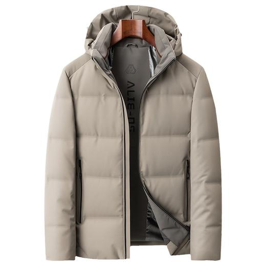 丁摩 【800蓬白鹅绒】高端极寒系列羽绒服男冬季保暖短款连帽休闲外套5ZF-11221 商品图4