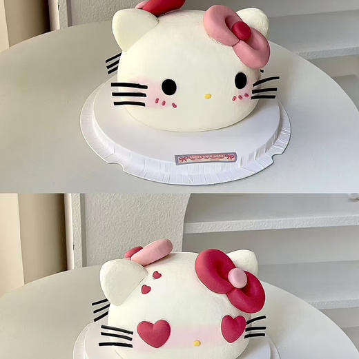 翻糖双面HelloKitty (提前2天预定）需自提；耳朵有牙签固定 商品图0