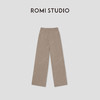 ROMI STUDIO“随性自在”12针单边羊绒羊毛混纺休闲裤 RW25SXG0082 商品缩略图4