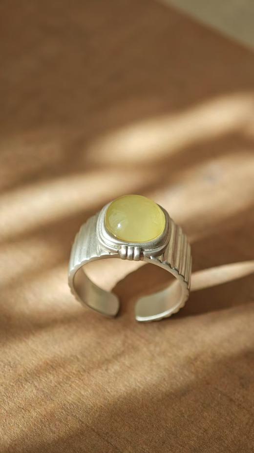 度流年（下）·和田玉银戒指【嘉石526】 商品图8