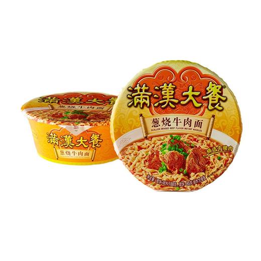 统一满汉大餐葱烧牛肉面188g/碗 商品图0