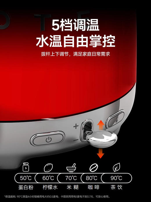 OTE欧堤烧水壶316不锈钢恒温壶智能电热开水壶家用自动断电大容量 商品图1