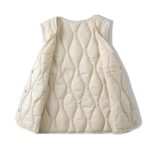 新国标轻暖系列！90绒！可内可外！好穿不钻绒万种穿法叠穿内搭背心马甲 商品图7