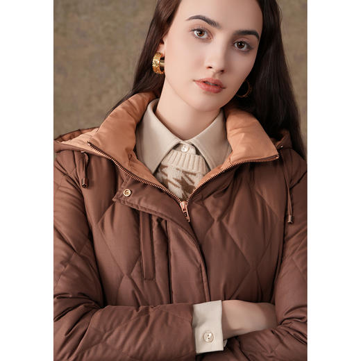 乔万尼羽绒服女冬季新款撞色设计ET4T988 商品图3