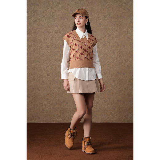 乔万尼秋冬背心毛衣毛针织衫ET3M772 商品图1