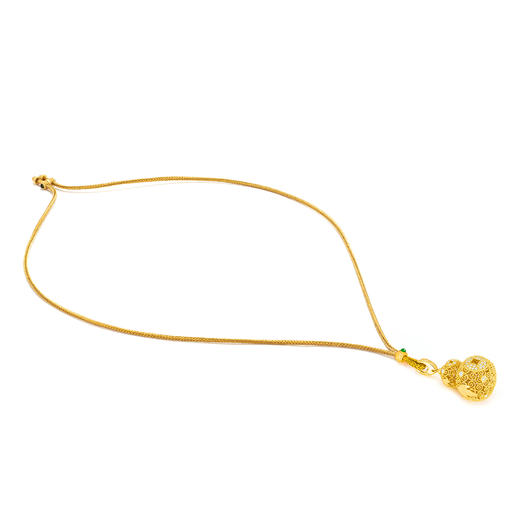 GAONAS  元宝鼓瑟新中式金色葫芦项链11247XGO 商品图3