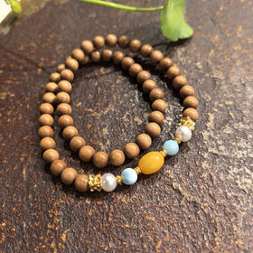 0.6双圈蜜蜡手串