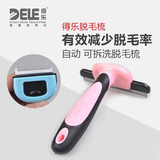 【小号限时秒杀】新款得乐祛毛梳死毛梳浮毛梳小中大号 商品图0