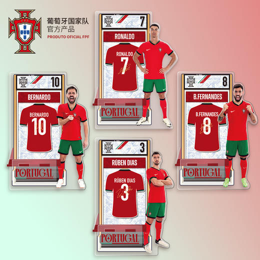 【官方正版】葡萄牙国家队 | 球员更衣室立牌球迷手机支架摆件 商品图0