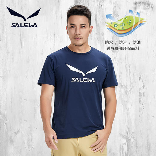 SALEWA|男式短袖棉T恤 SWAJI81062 商品图3