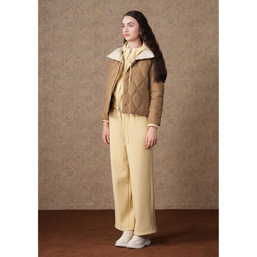 乔万尼新款羽绒服短款简约撞色设计白鸭绒ET4T998 商品图2