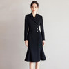 IWY/黑色鱼尾连衣裙新款女春季高级性感裙子西装裙子Q1250 商品缩略图1