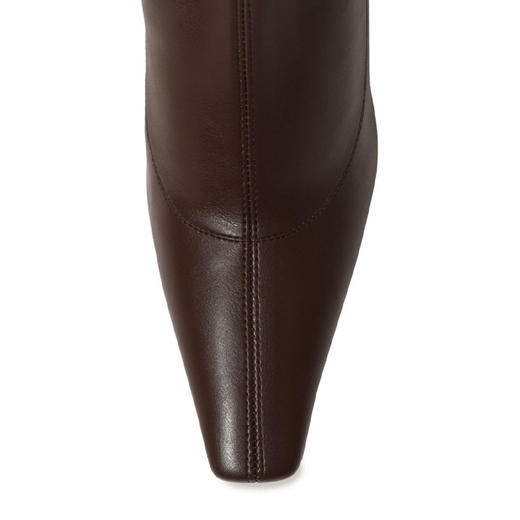 Giuseppe Zanotti 女士皮革高跟靴 棕色 I470008002 商品图2