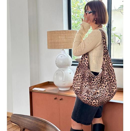 BLEU et ROSE【Lanzarote】豹纹帆布袋 商品图4