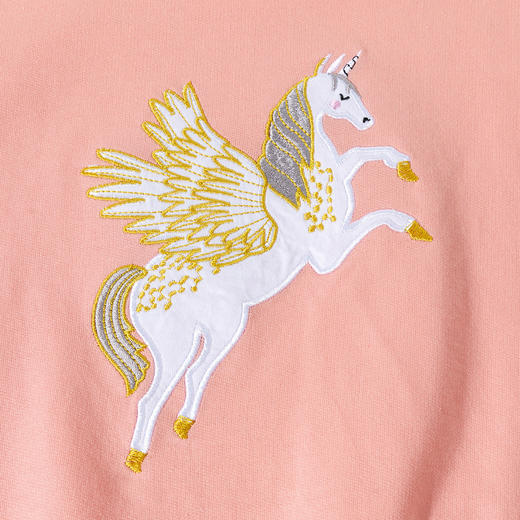 贝贝怡童装女童装宽松春秋卫衣2025春新款儿童内搭女宝宝长袖卫衣ZB1ES030 商品图7