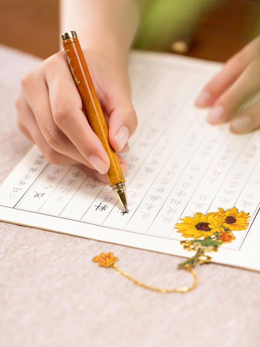 朱炳仁铜 一举夺魁文房套装高考中考毕业季送礼学生礼物向日葵 商品图4