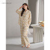 可人儿小众设计师新款奥力绵女士睡衣春秋长袖可外出家居服套装 商品缩略图3