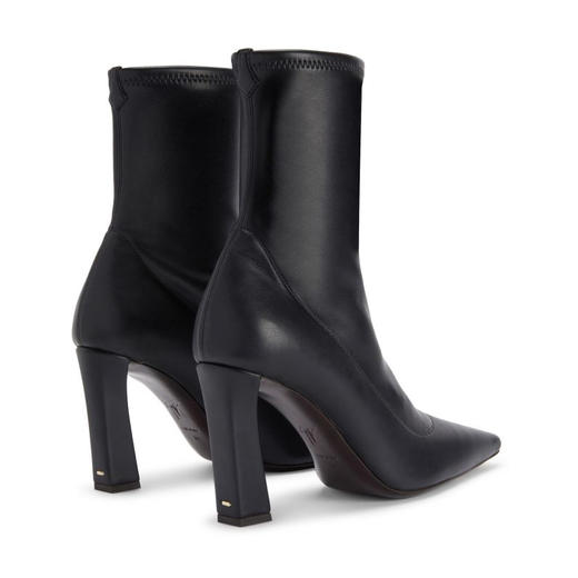 Giuseppe Zanotti 女士皮革高跟靴 黑色 I470008001 商品图2