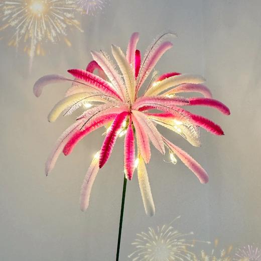 【超美❗️DIY扭扭棒烟花】烟火起 照人间 喜悦无边！手工自制材料包创意新年礼物氛围感拍照送朋友新年蛇年春节年货 商品图7