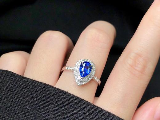 1.064ct刻面蓝宝石戒指 商品图3