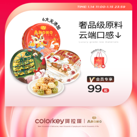 【AKOKO 黄油曲奇99元起】经典小花曲奇特辑【1.14-15】