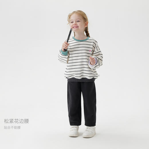 马克珍妮女童百搭时尚运动卫裤宝宝校园神裤2025年春装新款250277 商品图4