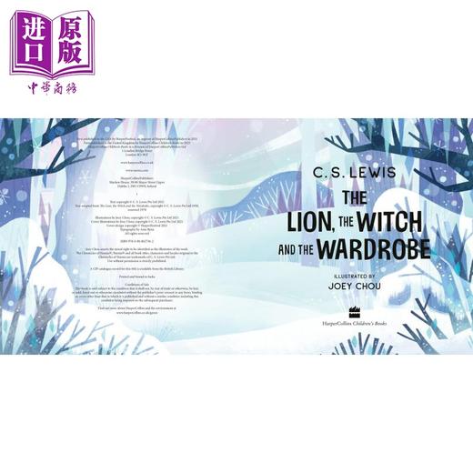【中商原版】纳里亚传奇 狮子 女巫和魔衣橱 The Lion the Witch and the Wardrobe 英文原版进口 纸板书 儿童绘本 图画故事书 商品图1