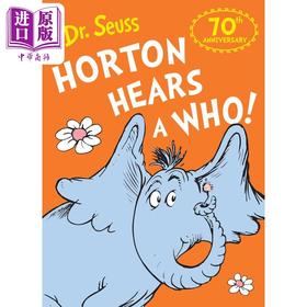 【中商原版】苏斯博士 霍顿在聆听 Horton Hears a Who 英文原版 儿童绘本 动物故事书 友谊和尊重 经典搞笑故事 进口小初文学