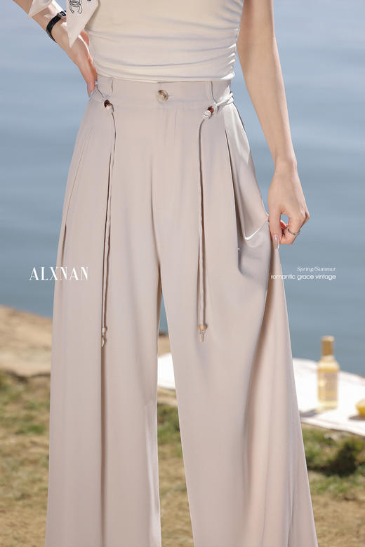 鹿向南「云雾轻纱」通勤百搭休闲裤 商品图5