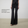 lost in echo2025春夏新款时髦高腰修身显瘦后开衩针织微喇叭裤 商品缩略图1