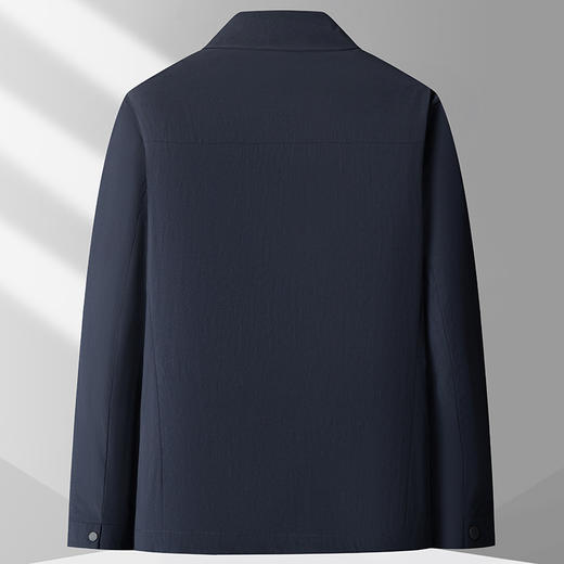 【新款DKP】大依优型大码男装翻领夹克外套加肥加大胖子休闲商务上衣大号百搭 商品图2