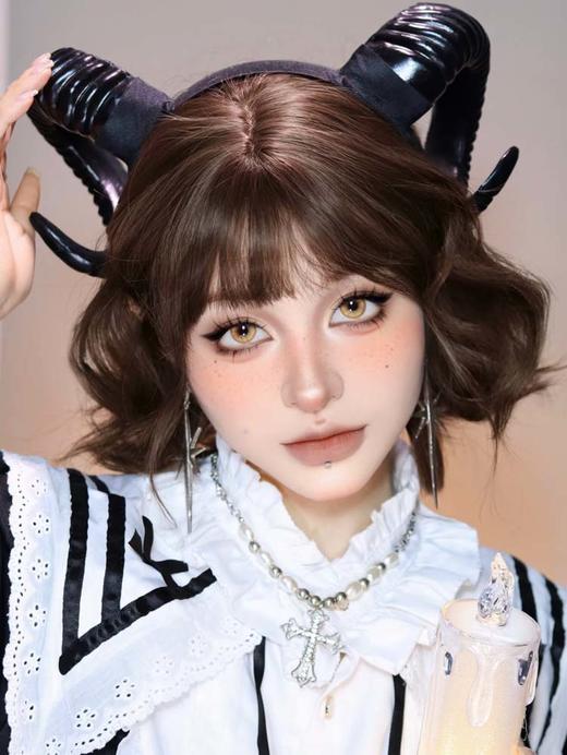 puppbuli 半年抛美瞳 封尘雪影 直径14.2mm着色13.6mm 商品图3