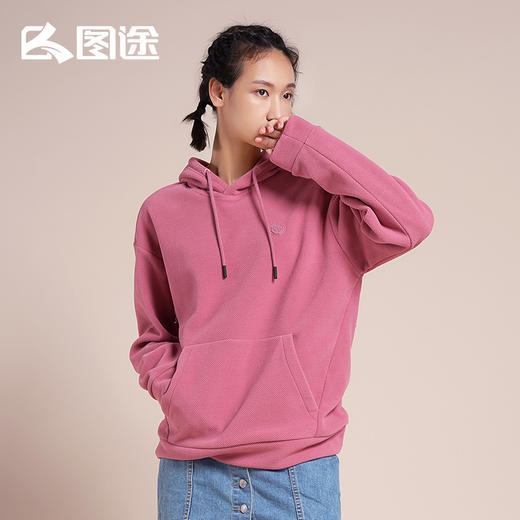 Senselead|女式套头连帽抓绒衣 SSACJ920250 商品图1