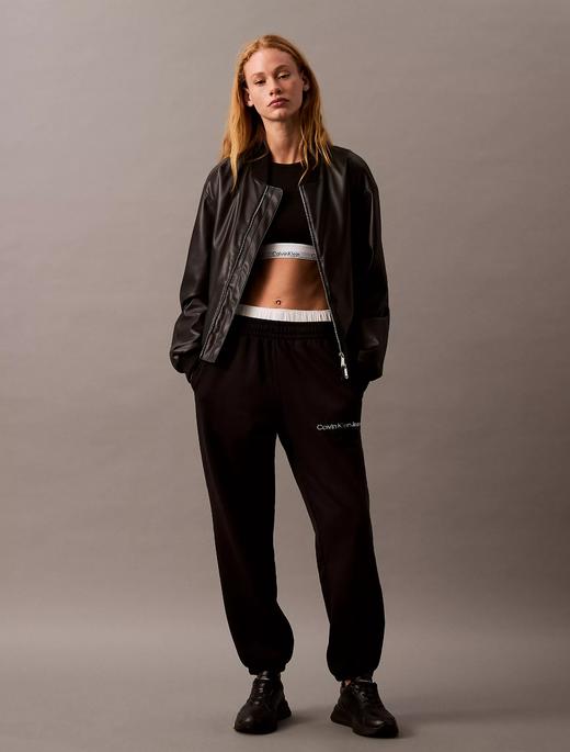 新年好折！CK 女款 侧logo标 运动裤休闲裤 商品图6