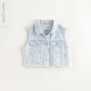 马克珍妮女童爱心绣花牛仔马甲儿童夹克上衣2025年春装新款250192 商品缩略图0