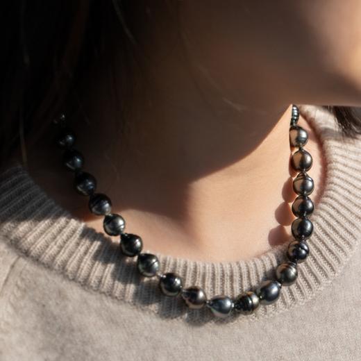 菜菜家大溪地螺纹珍珠项链/手链|10-11mm点位，近圆微瑕，珠层饱满 商品图6