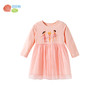 贝贝怡童装儿童连衣裙女宝宝网纱公主裙春秋2025新款女童连身裙子ZB1EQ007 商品缩略图8