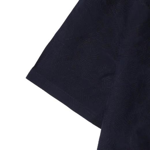 早春新款时尚个性纯色纽扣翻领开衫短袖衬衫简约百搭情侣上衣 商品图4