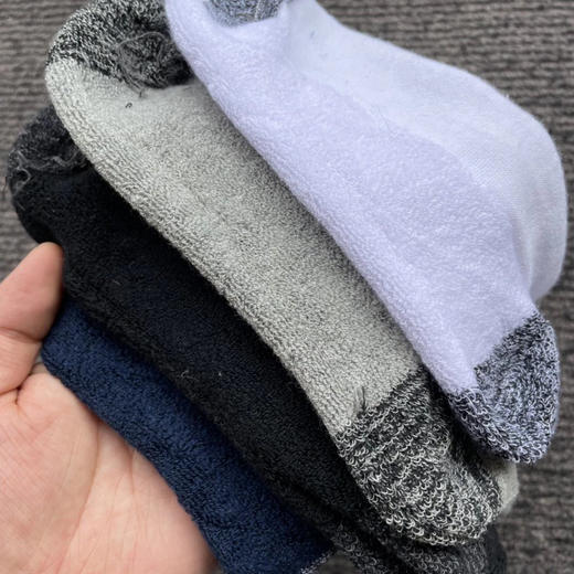 正品卡拉威高尔夫长筒男袜，毛巾底。只有黑色和灰色。均码39-45。五双一组。 商品图5