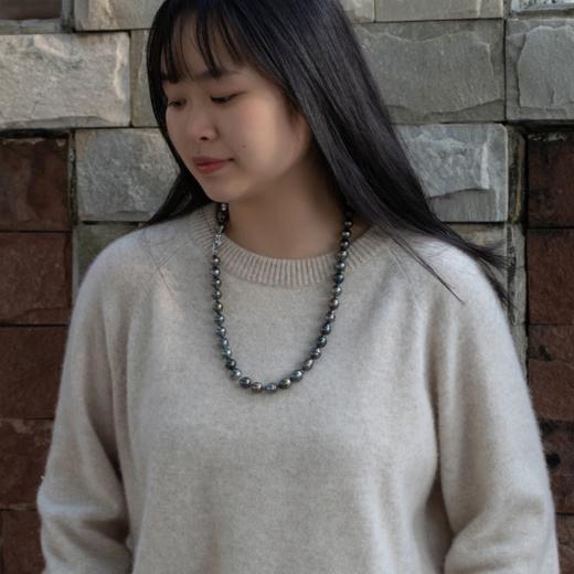 菜菜家大溪地螺纹珍珠项链/手链|10-11mm点位，近圆微瑕，珠层饱满 商品图3