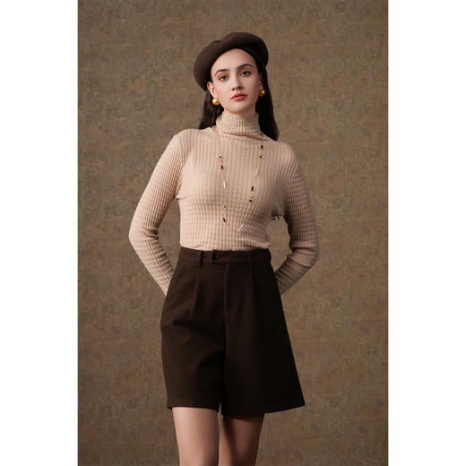 乔万尼半高领时髦百搭毛针织衫EI4M619 商品图2