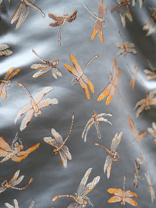 盛唐牡丹| 儿童系列|Kids 织锦缎鸵鸟毛上衣 商品图3