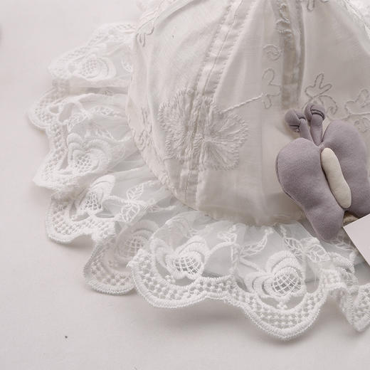 棉果果专柜同款春夏女童蕾丝公主帽M224400400090 商品图1