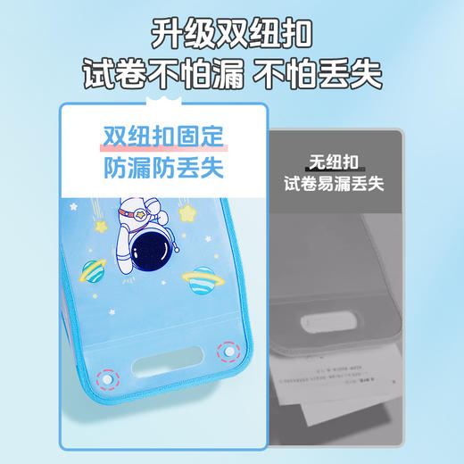 【赠送分类索引贴】猫太子竖式包边风琴包*17格&猫太子刺绣姓名定制挂牌 商品图1