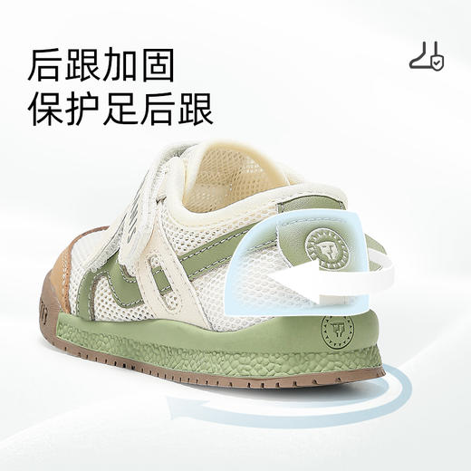 泰兰尼斯学步鞋男宝宝网布透气面包鞋春季新款机能鞋女童软底鞋子   T01T5A6311 商品图3